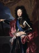 Portrait of Philippe II, Duke of Orleans (1674-1723), Regent de France Hyacinthe Rigaud